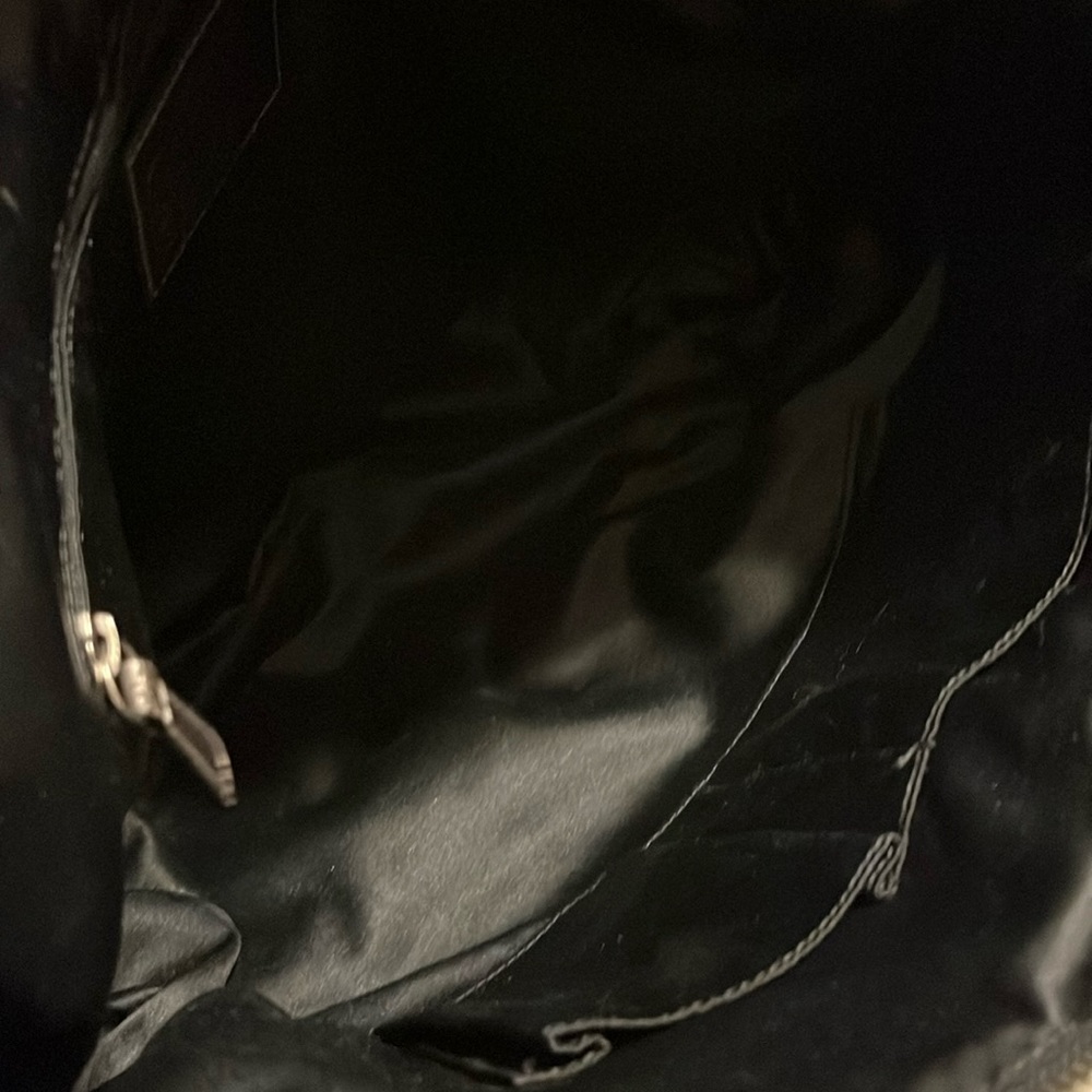 COACH POPPY GLAMER BLACK/SILVER SHOULDER BAG #M1026-15865 - Picture 9 of 9